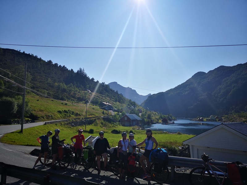 norwegia na rowerze