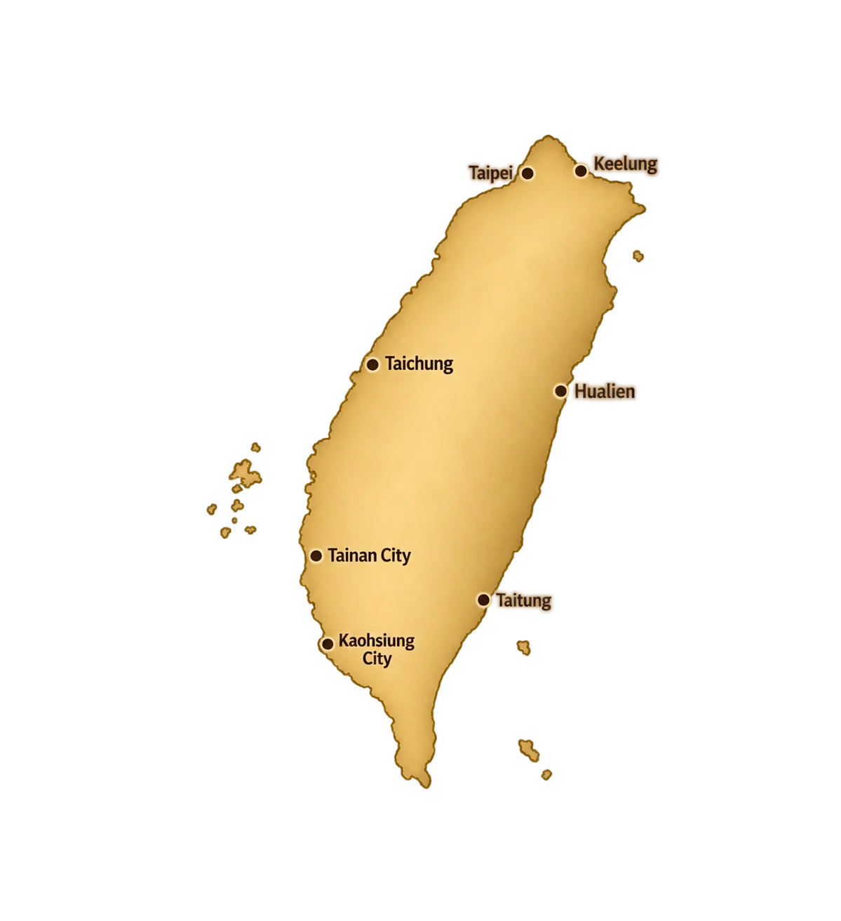 Mapa trasy Tajwan Szach-Mat
